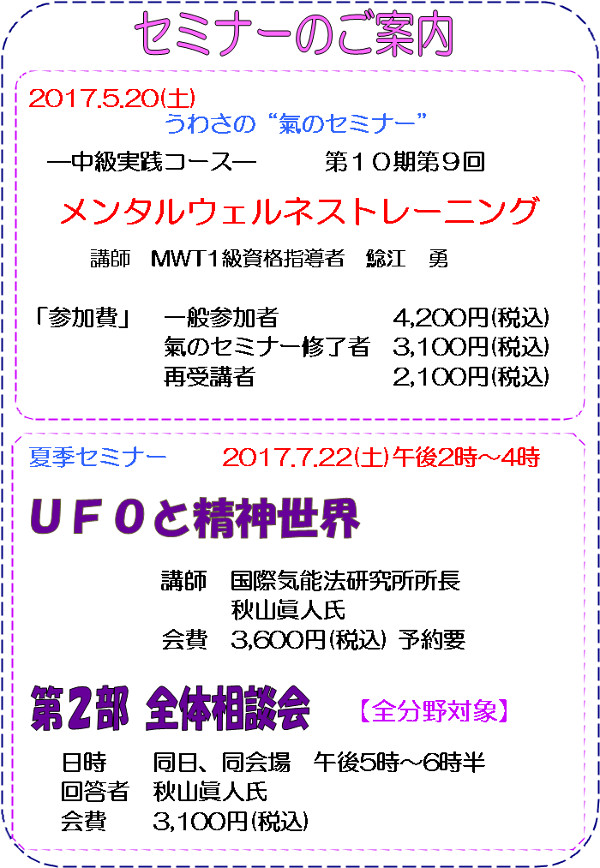 UFOと精神世界